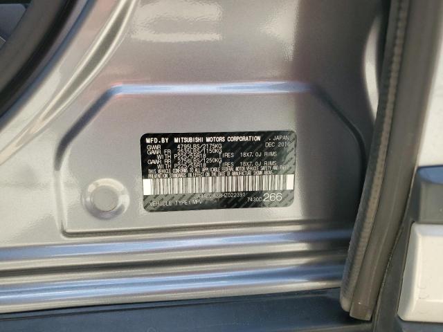 JA4AD2A38HZ022391 - 2017 MITSUBISHI OUTLANDER ES GRAY photo 13