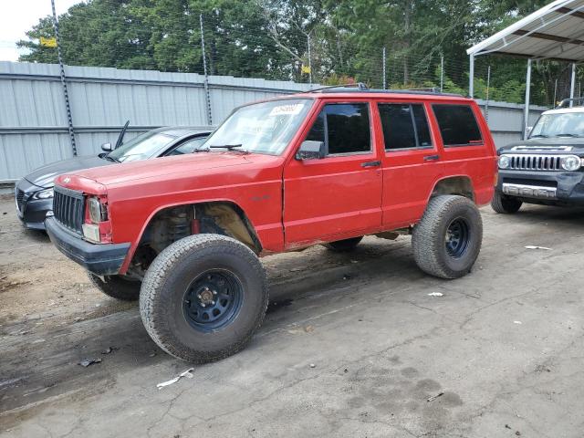 1J4FJ28S4TL116937 - 1996 JEEP CHEROKEE SE RED photo 1