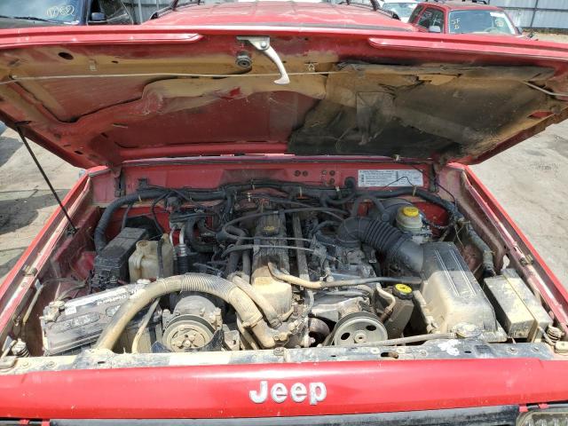 1J4FJ28S4TL116937 - 1996 JEEP CHEROKEE SE RED photo 11