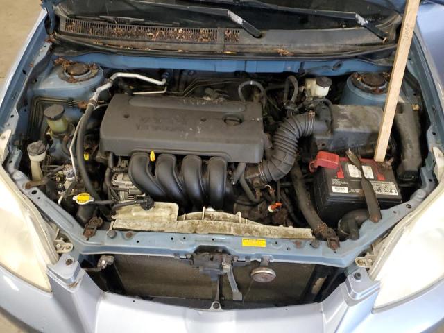 2T1KR32E07C640282 - 2007 TOYOTA COROLLA MA XR BLUE photo 12