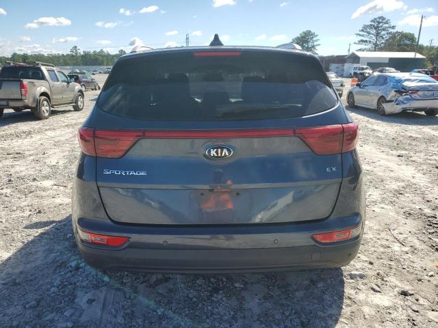 KNDPN3AC7H7250641 - 2017 KIA SPORTAGE EX BLUE photo 6