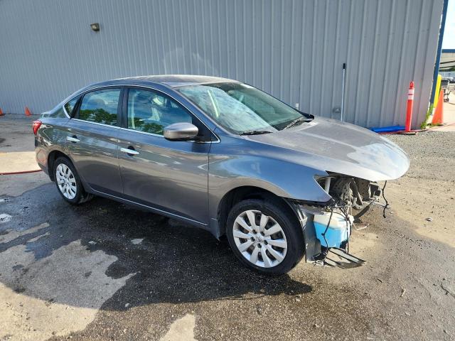 3N1AB7AP3KY387335 - 2019 NISSAN SENTRA S GRAY photo 4