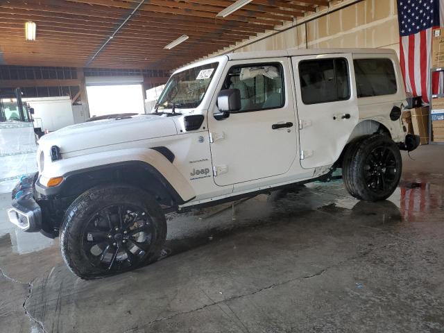 1C4RJXP60RW321781 - 2024 JEEP WRANGLER SAHARA 4XE WHITE photo 1