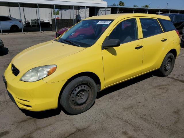 2T1KR32E14C299051 - 2004 TOYOTA COROLLA MA XR YELLOW photo 1