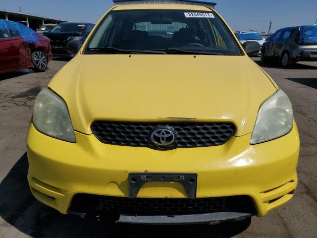2T1KR32E14C299051 - 2004 TOYOTA COROLLA MA XR YELLOW photo 5