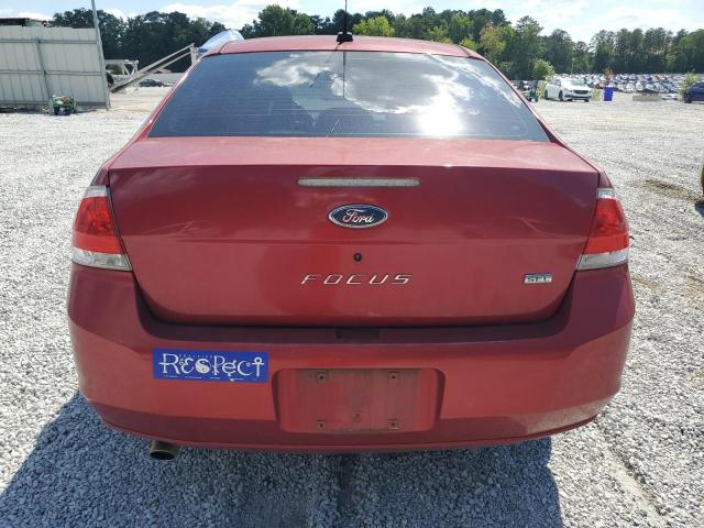 1FAHP37N59W258385 - 2009 FORD FOCUS SEL RED photo 6