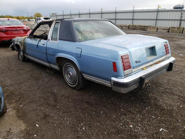 1FABP42FXEZ155922 - 1984 FORD LTD CROWN VICTORIA BLUE photo 3