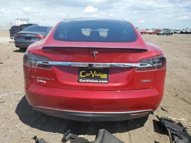 5YJSA1E49GF128210 - 2016 TESLA MODEL S წითელი ფოტო 6