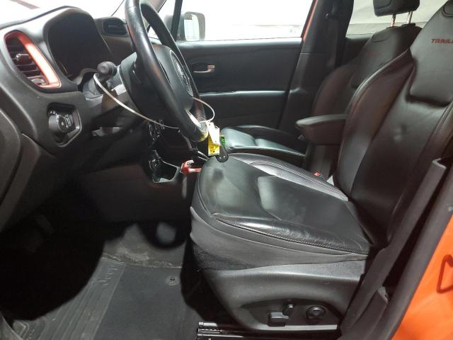 ZACCJBCT0GPE26691 - 2016 JEEP RENEGADE TRAILHAWK ORANGE photo 7