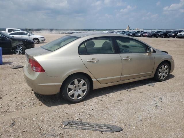 1HGFA165X7L122455 - 2007 HONDA CIVIC LX BEIGE photo 3