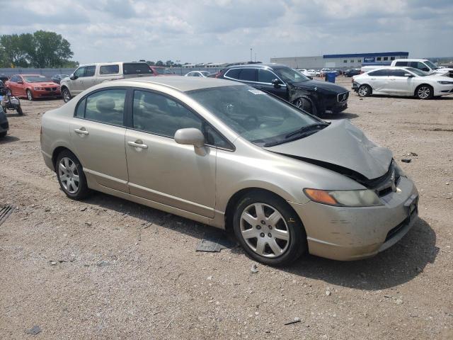 1HGFA165X7L122455 - 2007 HONDA CIVIC LX BEIGE photo 4