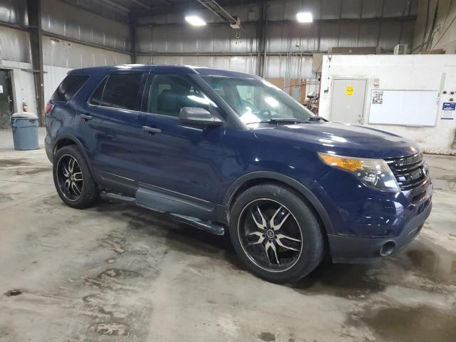 1FM5K8AR6FGA35228 - 2015 FORD EXPLORER POLICE INTERCEPTOR 蓝色 照片 4