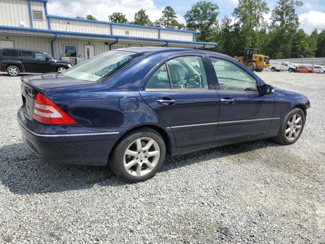 WDBRF92J27F873772 - 2007 MERCEDES-BENZ C 280 4MATIC BLUE photo 3