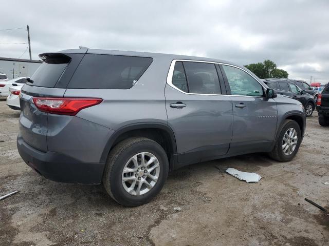 1GNERFKW4MJ135361 - 2021 CHEVROLET TRAVERSE LS GRAY photo 3