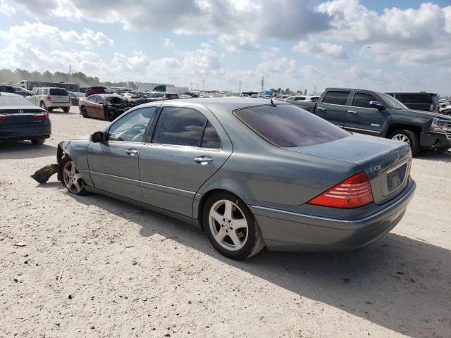 WDBNG70J44A402184 - 2004 MERCEDES-BENZ S 430 BLUE photo 2