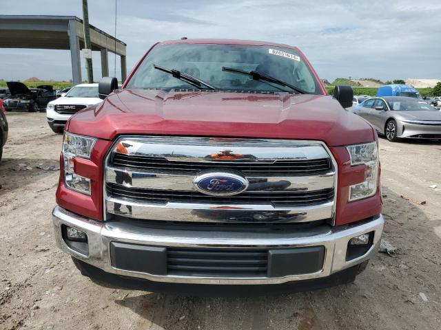 1FTEX1CP8HFA64330 - 2017 FORD F150 SUPER CAB RED photo 5