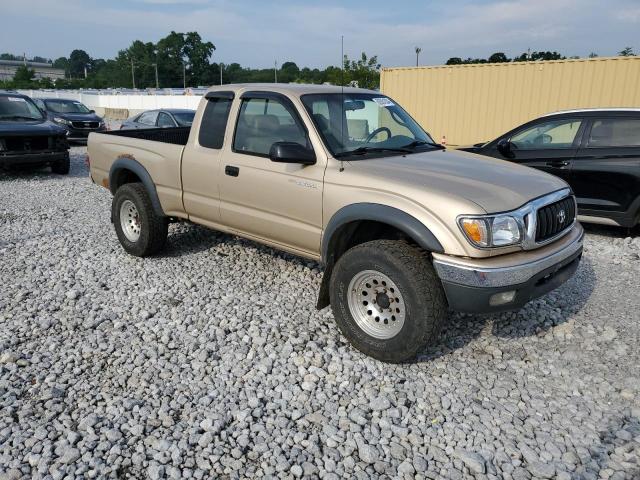 5TEWM72N12Z113359 - 2002 TOYOTA TACOMA XTRACAB TAN photo 4