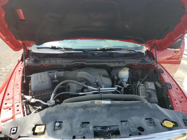 1C6RR7TTXKS684047 - 2019 RAM 1500 CLASS SLT წითელი ფოტო 11