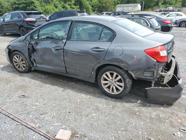 19XFB2F9XCE347210 - 2012 HONDA CIVIC EXL ნაცრისფერი ფოტო 2