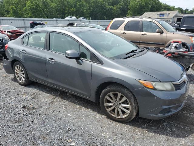 19XFB2F9XCE347210 - 2012 HONDA CIVIC EXL ნაცრისფერი ფოტო 4