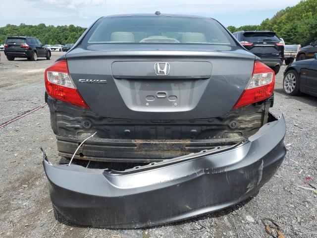 19XFB2F9XCE347210 - 2012 HONDA CIVIC EXL GRAY photo 6