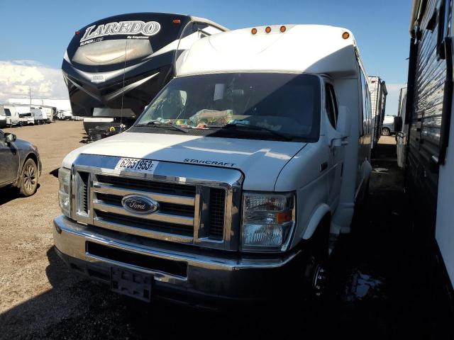 1FDEE3FS6CDA21719 - 2012 FORD ECONOLINE E350 SUPER DUTY CUTAWAY VAN WHITE photo 2