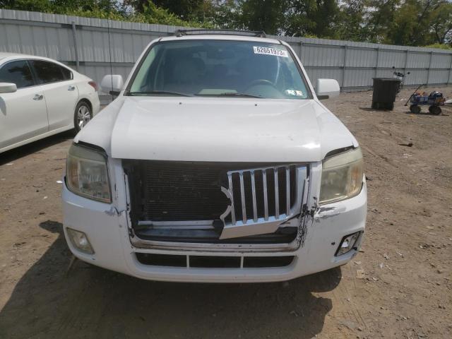 4M2CU97168KJ46272 - 2008 MERCURY MARINER PREMIER WHITE photo 5