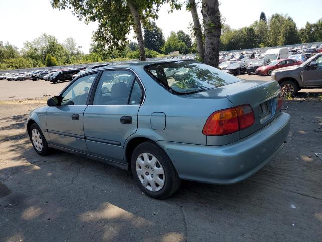 2HGEJ6672YH599907 - 2000 HONDA CIVIC LX TURQUOISE photo 2