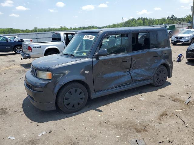 JTLKT324664103687 - 2006 TOYOTA SCION XB BLACK photo 1