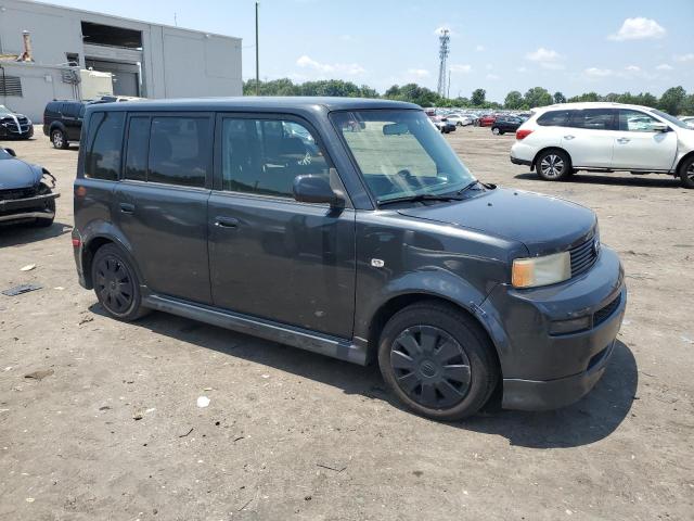 JTLKT324664103687 - 2006 TOYOTA SCION XB BLACK photo 4