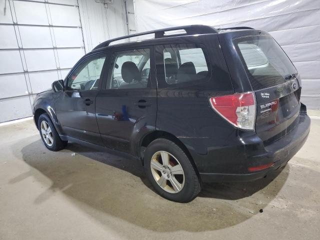 JF2SHABC8BH705181 - 2011 SUBARU FORESTER 2.5X BLACK photo 2