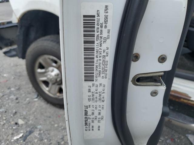 3C6UD5CL0CG301268 - 2012 DODGE RAM 2500 ST WHITE photo 12