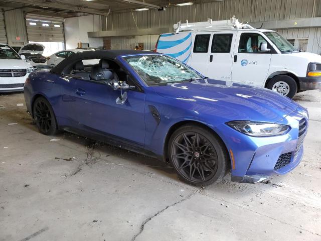 WBS33BA00NCL07228 - 2022 BMW M4 COMPETITION BLUE photo 4
