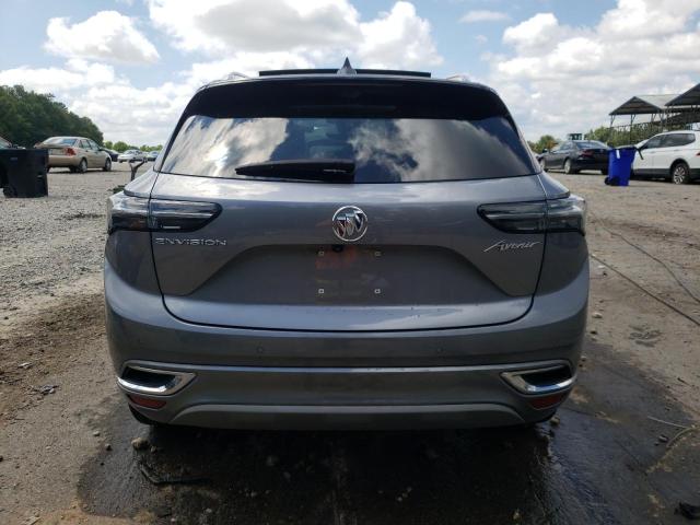 LRBFZRR41ND142575 - 2022 BUICK ENVISION AVENIR ნაცრისფერი ფოტო 6