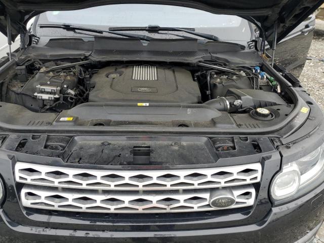 SALWR2FK9HA163703 - 2017 LAND ROVER RANGE ROVE HSE BLACK photo 12