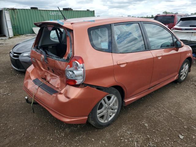 JHMGD38687S002699 - 2007 HONDA FIT S 橙色 照片 3