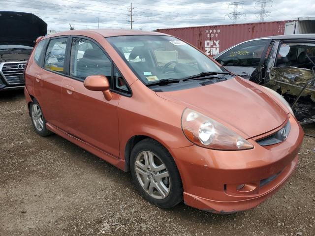 JHMGD38687S002699 - 2007 HONDA FIT S 橙色 照片 4