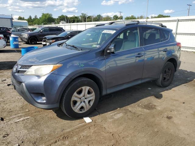 2T3BFREV6DW037930 - 2013 TOYOTA RAV4 LE BLUE photo 1