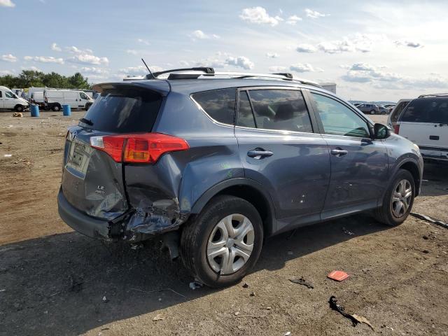 2T3BFREV6DW037930 - 2013 TOYOTA RAV4 LE BLUE photo 3