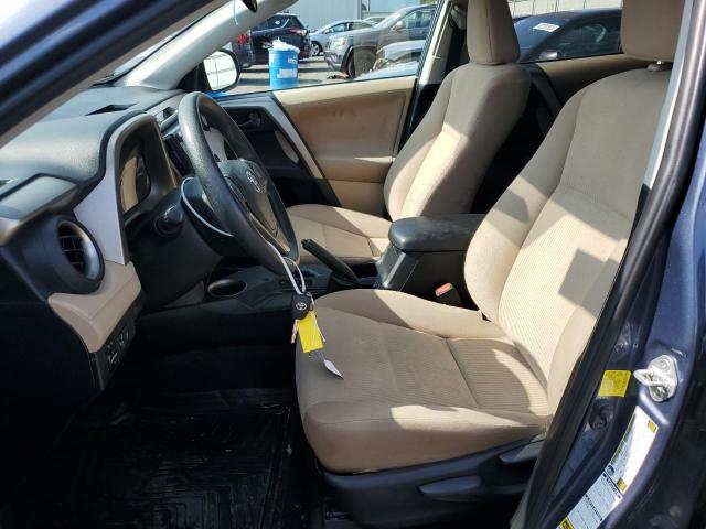 2T3BFREV6DW037930 - 2013 TOYOTA RAV4 LE BLUE photo 7