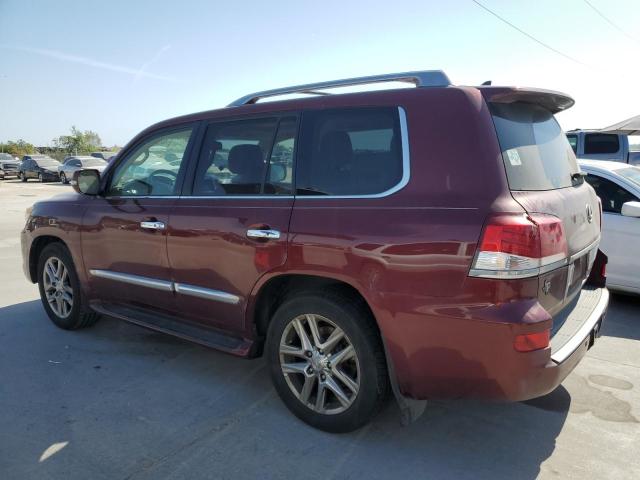 JTJHY7AXXD4098577 - 2013 LEXUS LX 570 RED photo 2