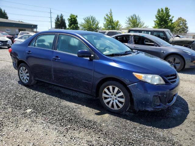 5YFBU4EE9DP111246 - 2013 TOYOTA COROLLA BASE BLUE photo 4