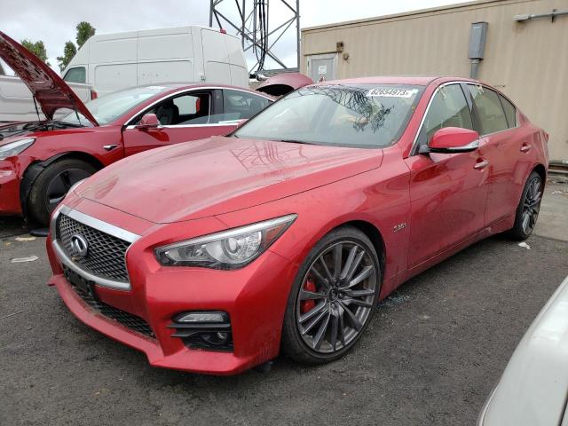 JN1FV7AP7HM851218 - 2017 INFINITI Q50 RED SPORT 400 RED photo 1