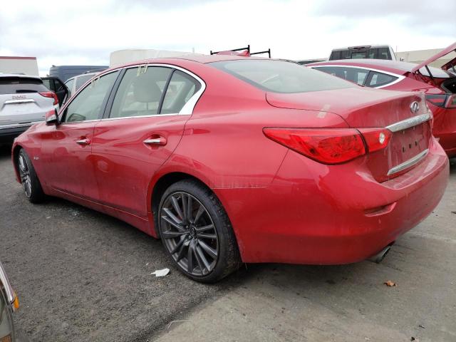 JN1FV7AP7HM851218 - 2017 INFINITI Q50 RED SPORT 400 RED photo 2