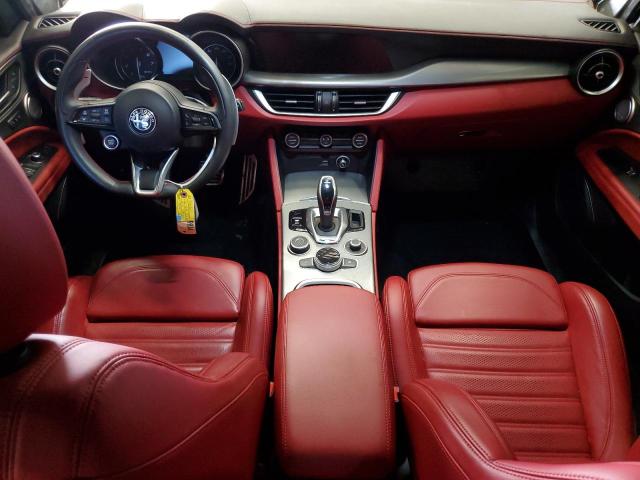 ZASPAKBNXM7D15151 - 2021 ALFA ROMEO STELVIO TI GRAY photo 8