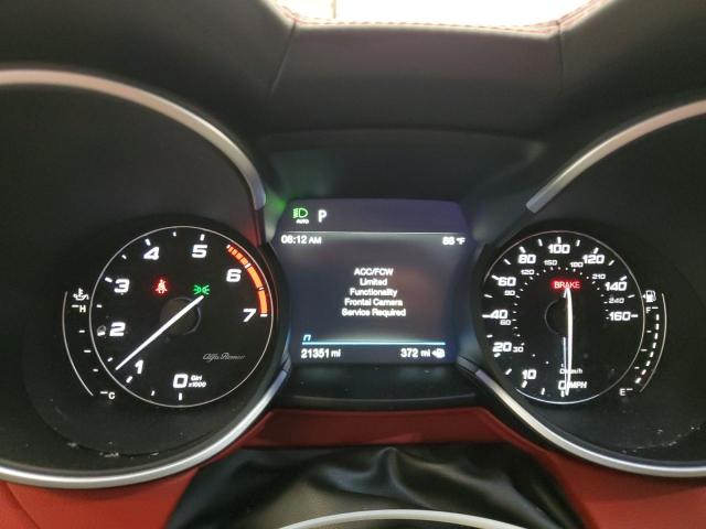 ZASPAKBNXM7D15151 - 2021 ALFA ROMEO STELVIO TI GRAY photo 9