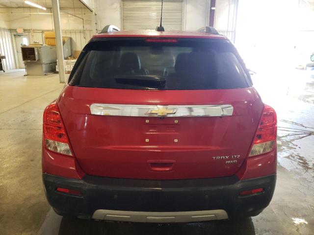 KL7CJTSB6FB250184 - 2015 CHEVROLET TRAX LTZ RED photo 6