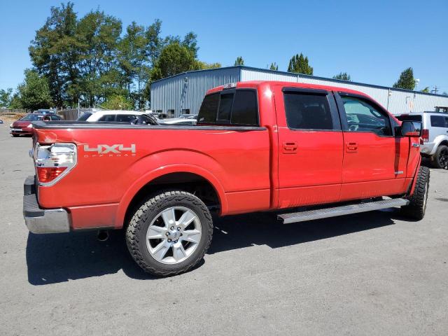 1FTFW1ET9CFC36519 - 2012 FORD F150 SUPERCREW RED photo 3