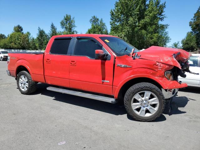 1FTFW1ET9CFC36519 - 2012 FORD F150 SUPERCREW RED photo 4