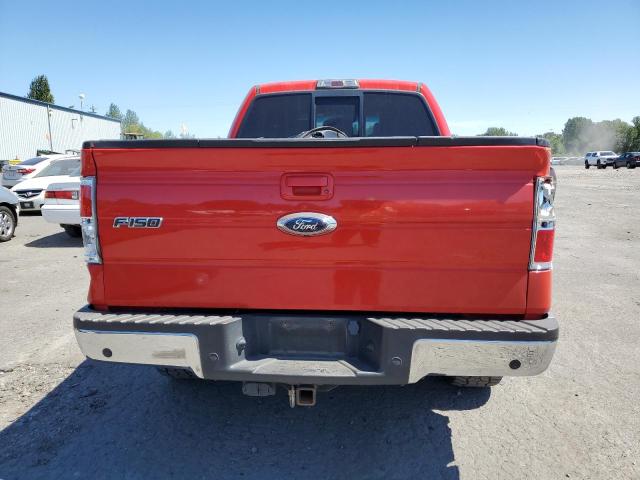 1FTFW1ET9CFC36519 - 2012 FORD F150 SUPERCREW RED photo 6